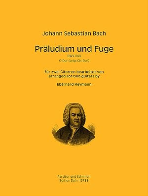 Immagine del venditore per Prludium und Fuge C-Dur BWV 848 (fr zwei Gitarren) (original Cis-Dur) venduto da Verlag Christoph Dohr