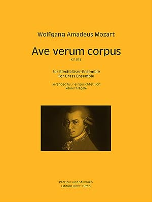 Seller image for Ave verum corpus KV 618 (fr Blechblser-Ensemble) for sale by Verlag Christoph Dohr