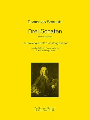 Immagine del venditore per Drei Sonaten (fr Streichquartett) venduto da Verlag Christoph Dohr