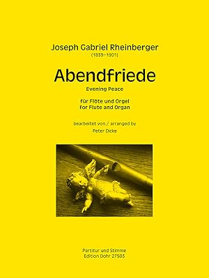 Bild des Verkufers fr Abendfriede op. 156, Nr. 10 (fr Flte und Orgel) zum Verkauf von Verlag Christoph Dohr