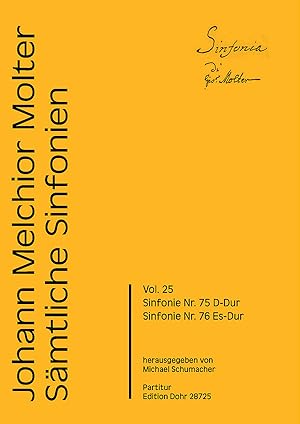 Bild des Verkufers fr Sinfonien Nr. 75 & 76 zum Verkauf von Verlag Christoph Dohr
