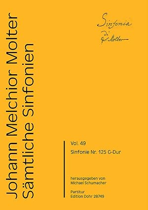 Bild des Verkufers fr Sinfonie Nr. 125 G-Dur MWV VII 125 zum Verkauf von Verlag Christoph Dohr