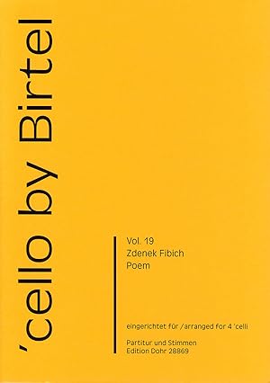 Image du vendeur pour Poem fr vier Violoncelli mis en vente par Verlag Christoph Dohr