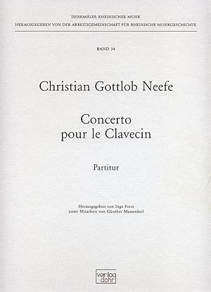 Immagine del venditore per Concerto pour le Clavecin G-Dur venduto da Verlag Christoph Dohr