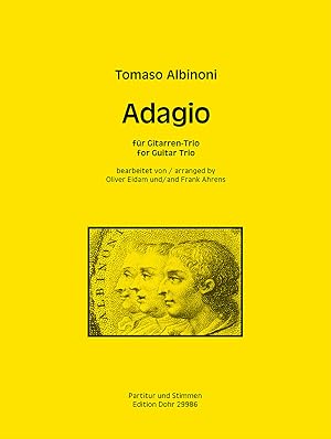 Seller image for Adagio (fr Gitarren-Trio) for sale by Verlag Christoph Dohr