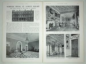 Original Issue of Country Life Magazine for December 25th 1937 with Main Feature on Norfolk House...
