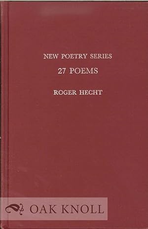 Seller image for 27 POEMS for sale by Oak Knoll Books, ABAA, ILAB