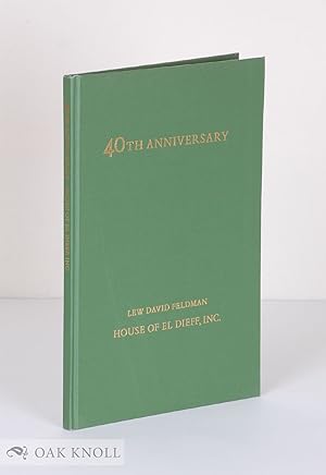 FORTIETH ANNIVERSARY CATALOGUE CONTAINING FORTY SELECTIONS FROM STOCK