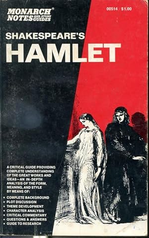 Imagen del vendedor de Shakespeare's Hamlet : Monarch Notes and Study Guides a la venta por Librairie Le Nord