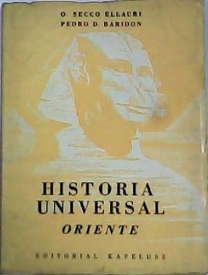 Imagen del vendedor de Historia universal. Oriente. a la venta por Librera y Editorial Renacimiento, S.A.