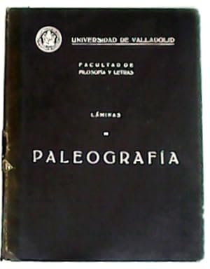 Imagen del vendedor de Lminas de Paleografa. a la venta por Librera y Editorial Renacimiento, S.A.