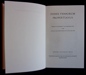 Index Verborum Propertianus