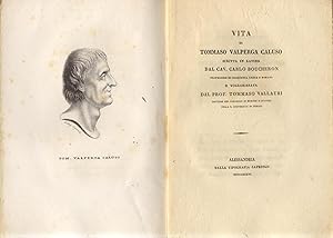 Imagen del vendedor de VITA DI TOMMASO VALPERGA CALUSO. Scritta in Latino da Carlo Boucheron e volgarizzata da Tommaso Vallauri. a la venta por studio bibliografico pera s.a.s.