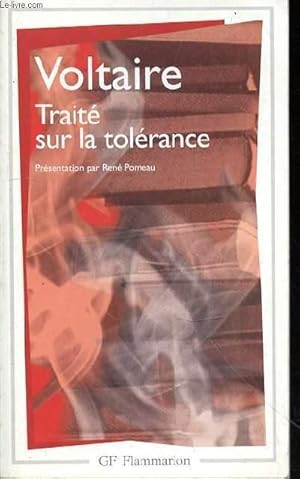 Image du vendeur pour TRAITE SUR LA TOLERANCE N552 mis en vente par Le-Livre