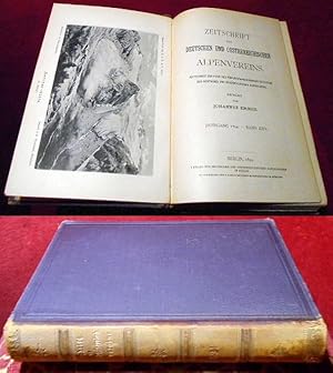 Imagen del vendedor de Zeitschrift des Deutschen und Oesterreichischen Alpenvereins. Festschrift zur Feier des Fnfundzwanzigjhrigen Bestehens des Deutschen und sterreichischen Alpenvereins. Jahrgang 1894. - Band XXV. a la venta por Antiquariat Clement