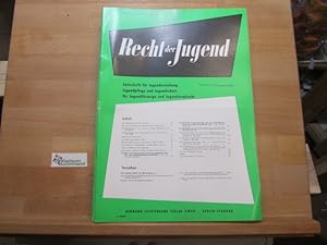 Bild des Verkufers fr Recht der Jugend. Zeitschrift fr Jugenderziehung, Jugendpflege und Jugendschutz fr Jugendfrsorge und Jugendstrafrecht, 12. Jg., Heft 12 1964 2. Juniheft 1964 zum Verkauf von Antiquariat im Kaiserviertel | Wimbauer Buchversand