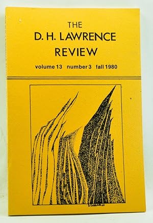 Bild des Verkufers fr The D. H. Lawrence Review, Volume 13, Number 3 (Fall 1980). Psychoanalysis and Existence zum Verkauf von Cat's Cradle Books