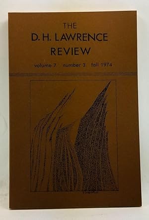 Bild des Verkufers fr The D. H. Lawrence Review, Volume 7, Number 3 (Fall 1974) zum Verkauf von Cat's Cradle Books