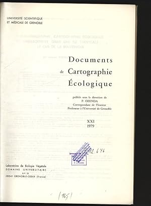 Image du vendeur pour Documents de Cartographie Ecologique, XXi, 1979. mis en vente par Antiquariat Bookfarm