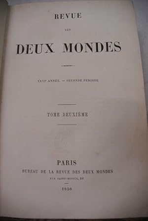 Bild des Verkufers fr Moumounia, in: REVUE DES DEUX MONDES. XXVIe annee. Seconde periode. Tome deuxieme. Mars - Avril 1856. zum Verkauf von Antiquariat Bookfarm