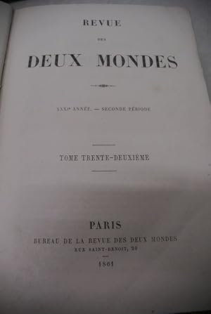 Bild des Verkufers fr Le Reve d'une Reine d'Asie, in: REVUE DES DEUX MONDES. XXXIe annee. Seconde periode. Tome trente-deuxieme. Mars - avril 1861. zum Verkauf von Antiquariat Bookfarm