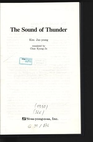 Imagen del vendedor de The Sound of Thunder. a la venta por Antiquariat Bookfarm