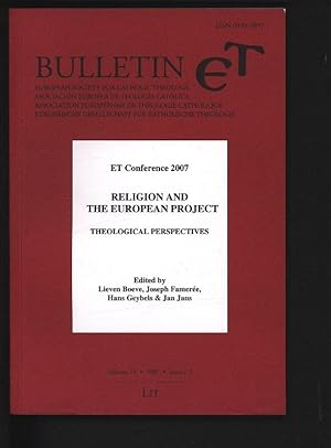 Bild des Verkufers fr Religion and the European Project. Theological Perspectives. Bulletin ET. Zeitschrift fr Theologie in Europa. zum Verkauf von Antiquariat Bookfarm