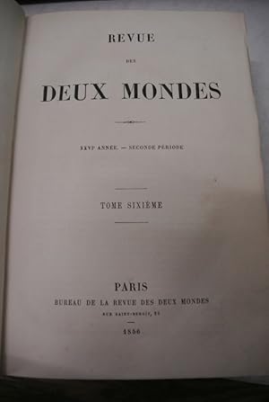 Seller image for Faust, recit en neuf lettres, in: REVUE DES DEUX MONDES. XXVIe annee. Seconde periode. Tome sixieme. Novembre - Decembre 1856. for sale by Antiquariat Bookfarm