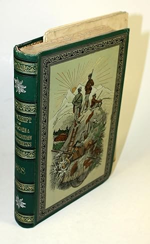Seller image for Zeitschrift des Deutschen und Oesterreichischen Alpenvereins. Jahrgang 1888. - Band XIX. for sale by Antiquariat Gallus / Dr. P. Adelsberger