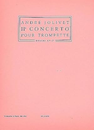 Bild des Verkufers fr Concerto no.2 pour trompetteet orchestre pour trompette et piano zum Verkauf von AHA-BUCH GmbH