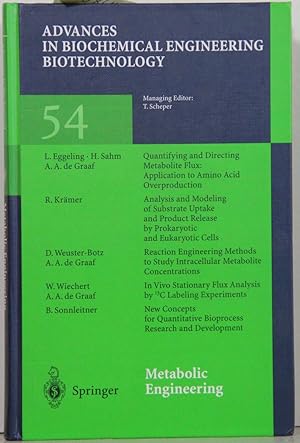 Advances in Biochemical Engineering Biotechnology, vol. 54: Metabolic Engineering.