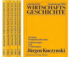 Zeitschriftensammlung ?Wirtschaftsgeschichte". 5 Titel. 1.) Jahrbuch für Wirtschaftsgeschichte, S...