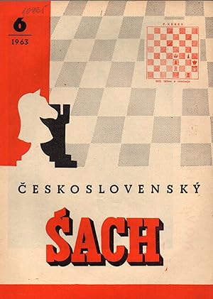 Ceskoslovenski Sach Rocnik 57, 1963 , Hefte 1 bis 6 (6 Hefte)