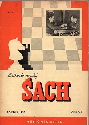 Ceskoslovenski Sach Rocnik IL, 1955, Hefte No.2,3,4,5 (4 Hefte)