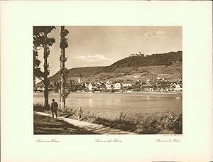 Seller image for Kupfertiefdruck : Benediktinerabtei zu Einsiedeln. Stein am Rhein. Doppeltafel nach Photographien for sale by Bcher bei den 7 Bergen