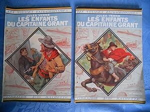 Image du vendeur pour Les enfants du capitaine Grant - Couverture de Zier - Illustrations de Riou mis en vente par Frederic Delbos