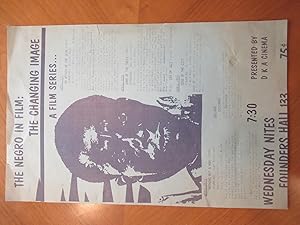 Seller image for The Negro In Film: The Changing Image. A Film Series (Original Poster) for sale by Arroyo Seco Books, Pasadena, Member IOBA
