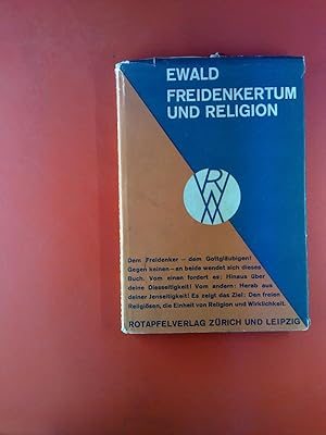 Bild des Verkufers fr Freidenkertum und Religion zum Verkauf von biblion2