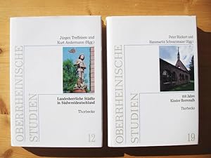 Immagine del venditore per Zwei Bnde der Reihe "Oberrheinische Studien": 1. 850 Jahre Kloster Herrenalb : auf Spurensuche nach den Zisterziensern ; 2. Landesherrliche Stdte in Sdwestdeutschland [Bd. 12 u. 19] venduto da Versandantiquariat Manuel Weiner