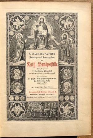 Seller image for Unterrichts= und Erbauungsbuch oder katholische Handpostille. Bearb. v. T. Florentini, O.M. C. for sale by Antiquariat Lohmann
