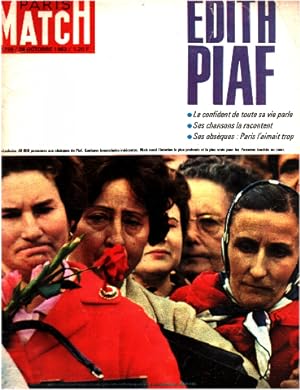Paris match n° 759 / 26 octobre 1963 / edith piaf