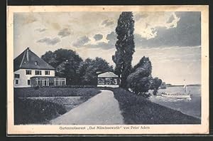 Ansichtskarte Meerbusch, Gartenrestaurant Gut Münchenwerth