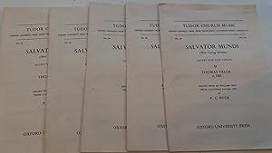 Seller image for Salvator Mundi (Most Loving Saviour) Motet For Five Voices - 5 copies for sale by The Moffat Bookshop