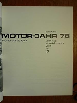 Motor-Jahr 78 - Eine internationale Revue.