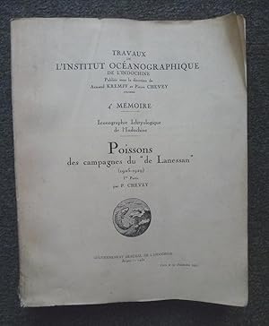 Imagen del vendedor de ICONOGRAPHIE ICHTYOLOGIQUE DE L'INDOCHINE. POISSONS DES CAMPAGNES DU DE LANESSAN (1925-1929) a la venta por Librairie Philosophique J. Vrin