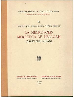 Imagen del vendedor de LA NECRPOLIS MEROITICA DENELLUAH (ARGIN SUR, SUDN). a la venta por angeles sancha libros