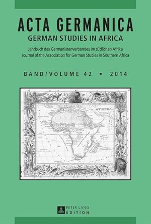 Seller image for Acta Germanica : German Studies In Africa for sale by AHA-BUCH GmbH