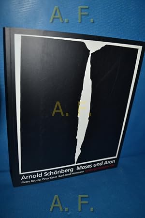Bild des Verkufers fr Moses und Aron. Programmbuch der Salzburger Festspiele 1996. zum Verkauf von Antiquarische Fundgrube e.U.