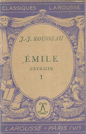 Image du vendeur pour Emile (extraits) I mis en vente par Joie de Livre