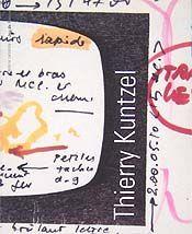 Seller image for THIERRY KUNTZEL for sale by Loring art  (Barcelona)